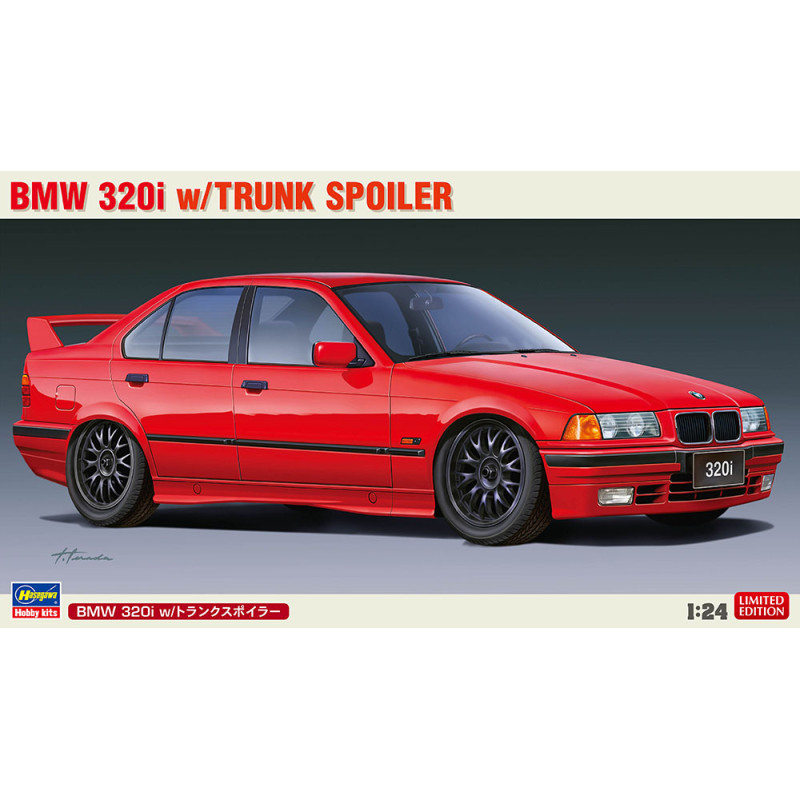 HASEGAWA 1/24 BMW 320i  w / TRUNK        SPOILER (20592)