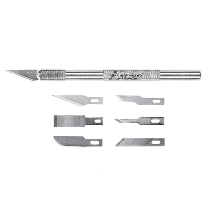 Nůž EXCEL ALUMINIUM K1 + 6 čepelí (EX19064)