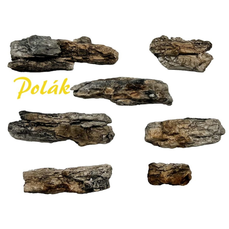 POLAK 3206 SET OF SCALED ROCK DEVICES / 7 pieces