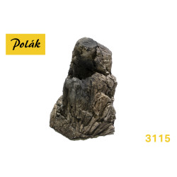 POLAK 3115 SKAŁA - ODLEZANIE SZROBRĄZOWY / 70 x 70 x 100 mm