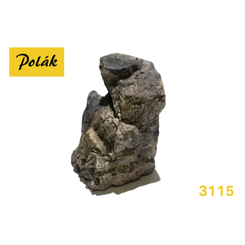 POLAK 3115 SKAŁA - ODLEW ODCIEŃ          szaro-brązowy / 70 x 70 x 100 mm