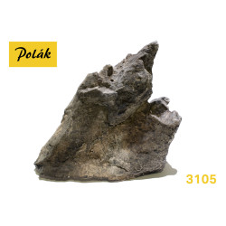 POLAK 3105 SKAŁA - ODLEW ODCIE GRAROBRĄZOWY / 85 x 105 x 105 mm