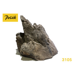 POLAK 3105 SKAŁA - ODLEW ODCIE GRAROBRĄZOWY / 85 x 105 x 105 mm