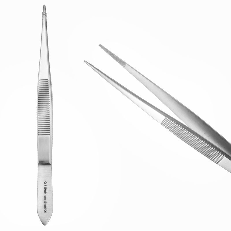 PINCETA 12 cm / narrow SPLINTER ( surgical steel )