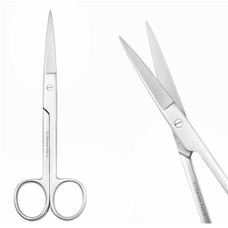 Nůžky 16,5 cm / Operační O/O PROST ( chirurgická ocel )