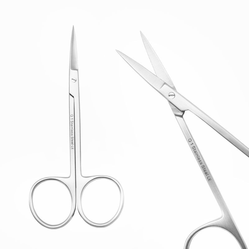 CUTICLE SCISSORS 11 cm / straight CUTICLE ( surgical steel )