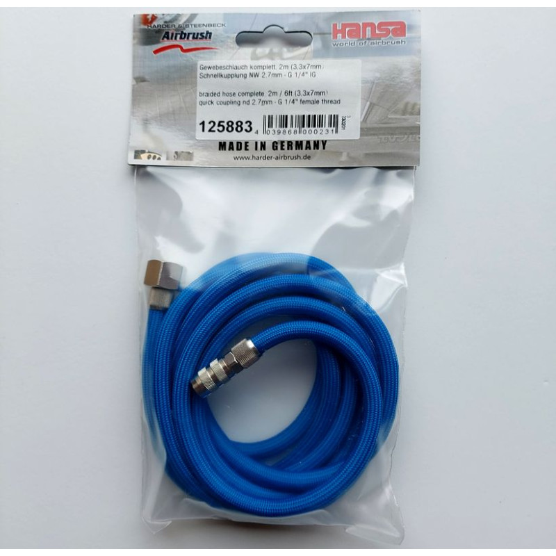 HARDER & STEENBECK HOSE (125883) 2 m / G 1/4" - GERMANY