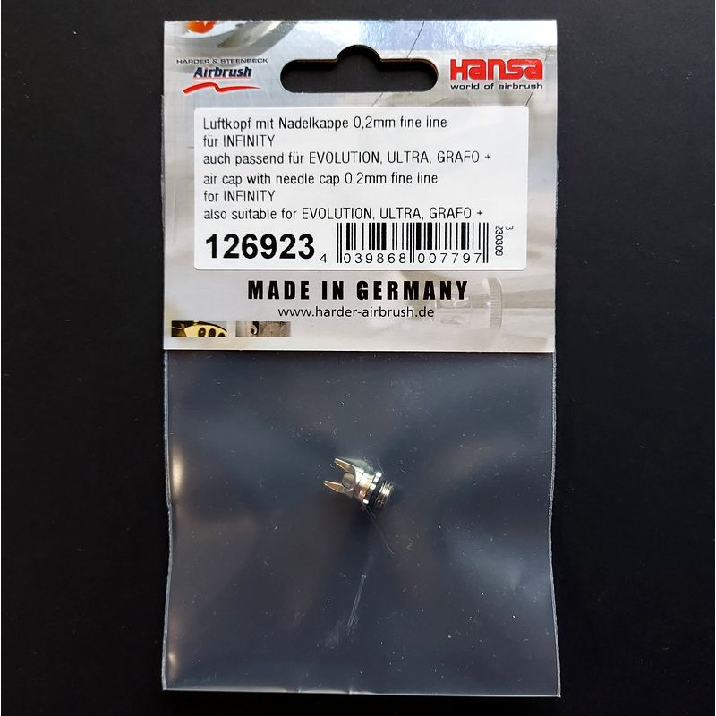 HARDER & STEENBECK 0,2 mm Krytka na disky a žlázy (126923) NĚMECKO