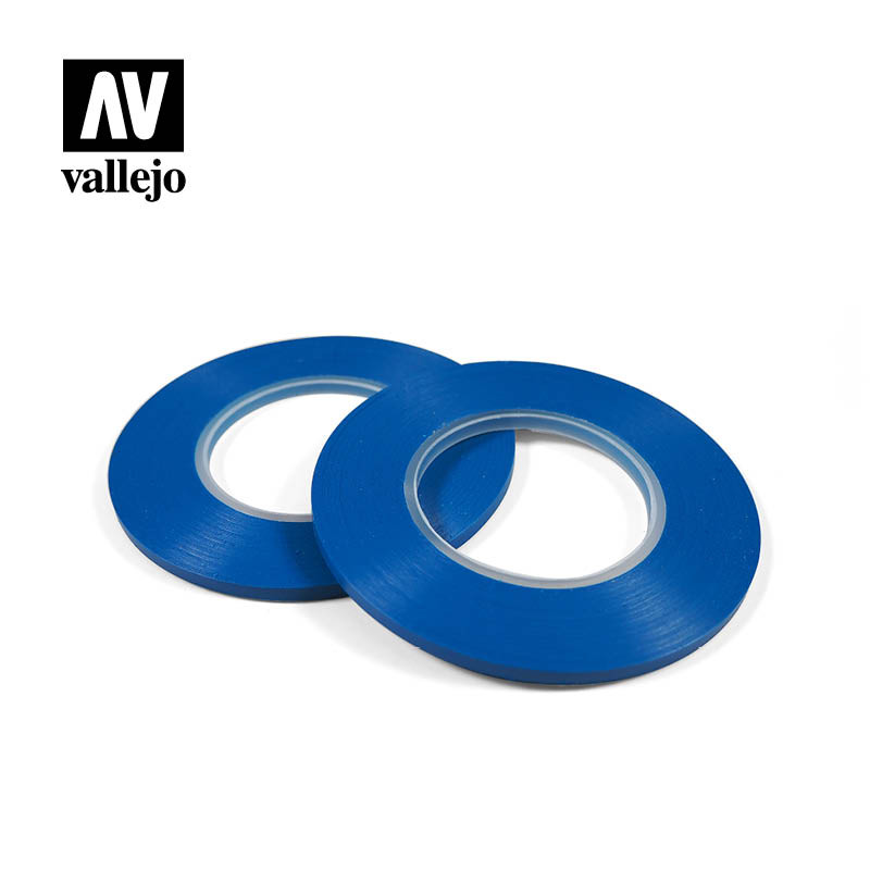 VALLEJO T07009 ELASTIC MASKING TAPE 3mm / 18mb (2pcs)