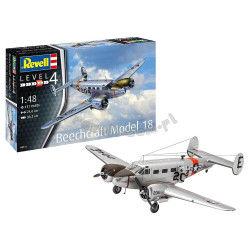 REVELL 1/48 BEECHCRAFT MODEL 18 (03811)
