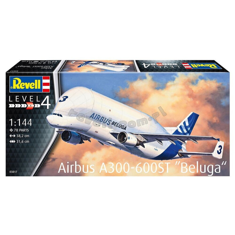 REVELL 1/144 AIRBUS A300-600ST "BELUGA" (03817)