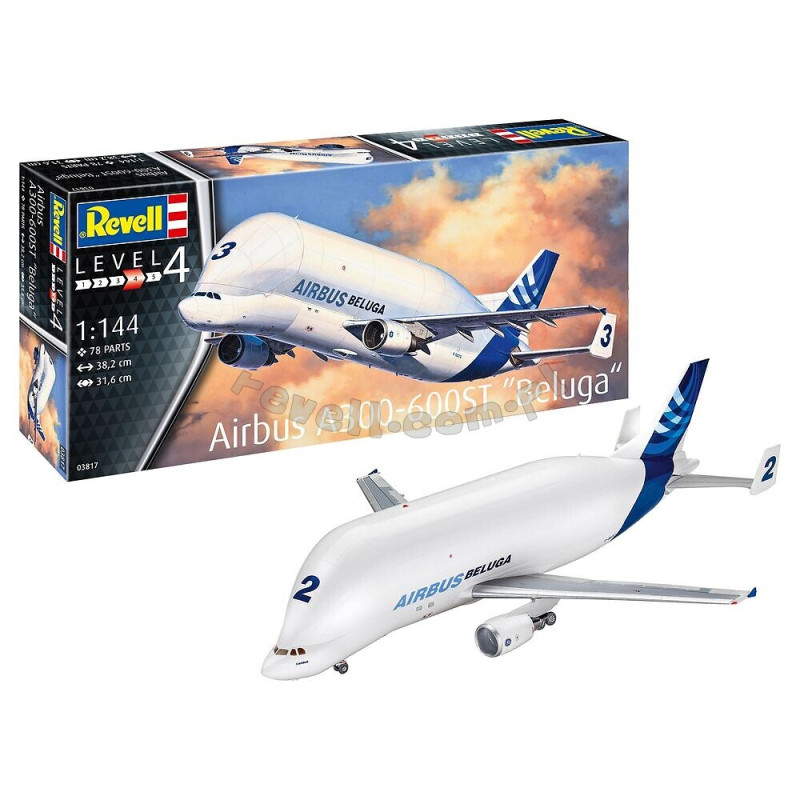 REVELL 1/144 AIRBUS A300-600ST "BELUGA"  (03817)
