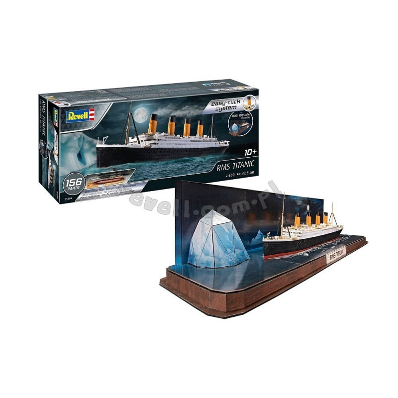 REVELL 1/600 RMS TITANIC + 3D PUZZLE EASY CLICK SYSTEM (05599)