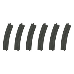 MARKLIN 023130 MMW R1 PLASTIC ARC TRACKS (6 pcs)