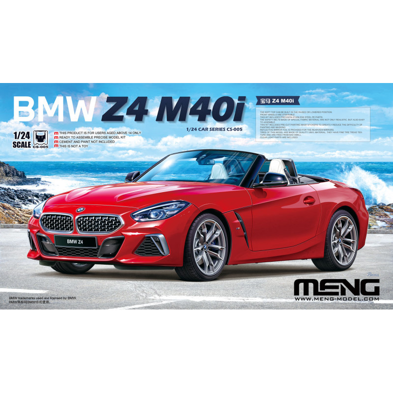 MENG 1/24 BMW Z4 M40i (MGCS005)