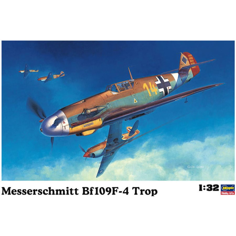 HASEGAWA 1/32 MESSERSCHMITT Bf 109F-4 Trop (HAST31)