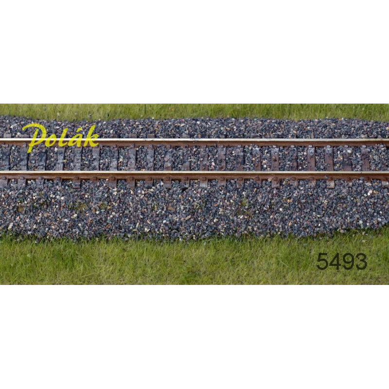 POLAK 5493 Štěrk H0 tmavě hnědý 240 g