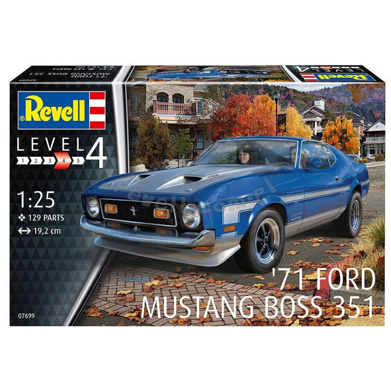 REVELL 1/25"71 FORD MUSTANG BOSS 351 (07699)