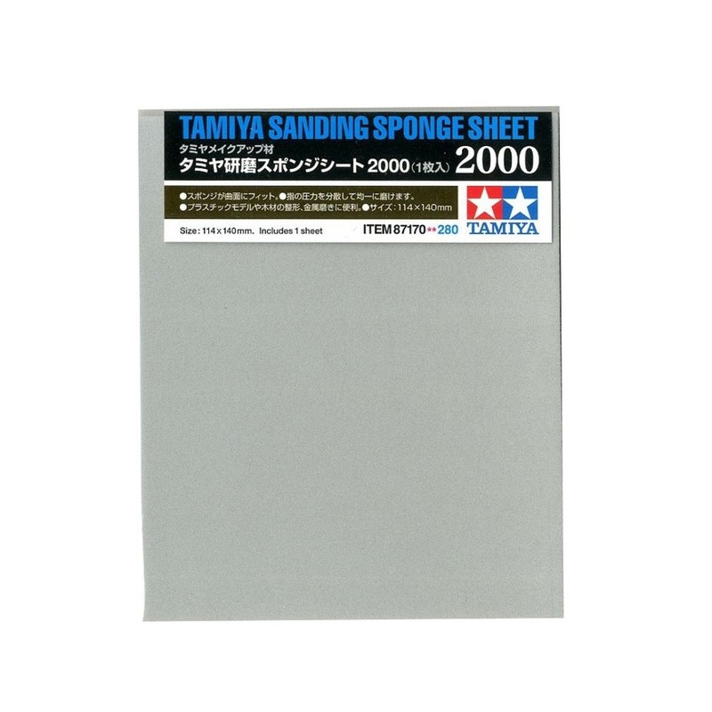 TAMIYA SANDING SPONGE SHEET 2000 87170