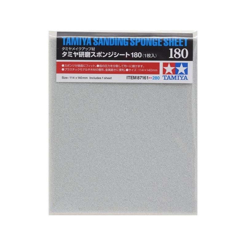 TAMIYA SANDING SPONGE SHEET  180 (87161)