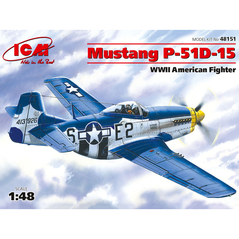 ICM 1/48 MUSTANG P-51D-15 AMERICAN FIGHT