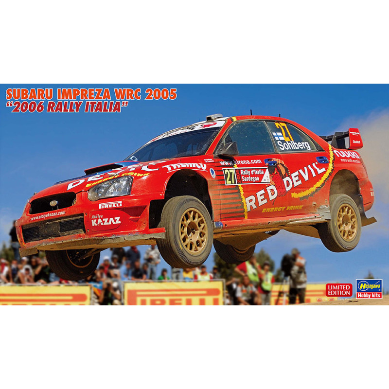HASEGAWA 1/24 SUBARU IMPREZA WRC 2005 "2006 RALLY ITALIA" (20614)