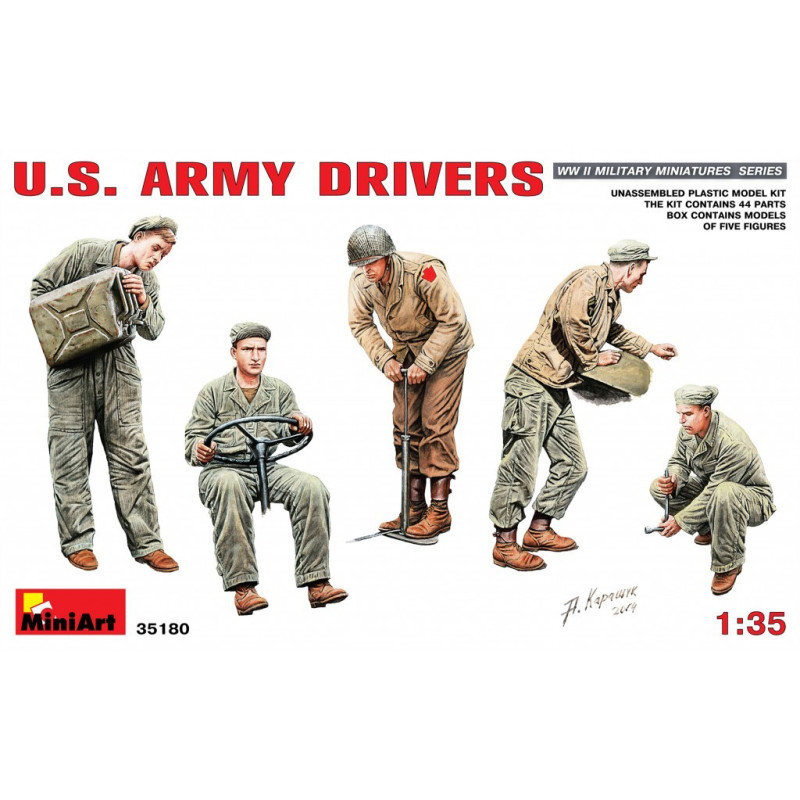 MINI ART 1/35 U.S. ARMY DRIVERS (35180)