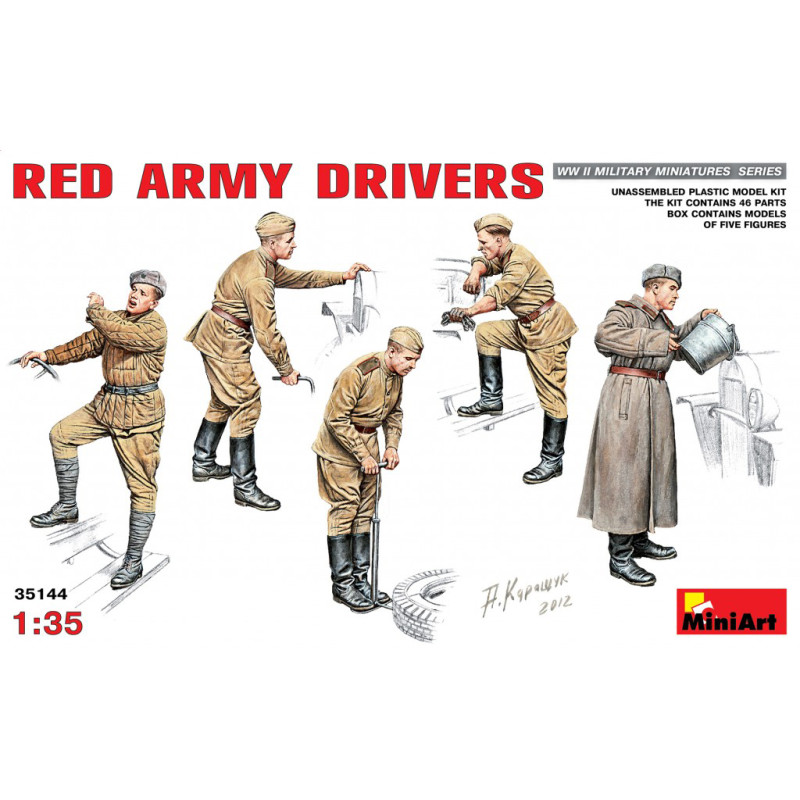 MINI ART 1/35 RED ARMY DRIVERS (35144)