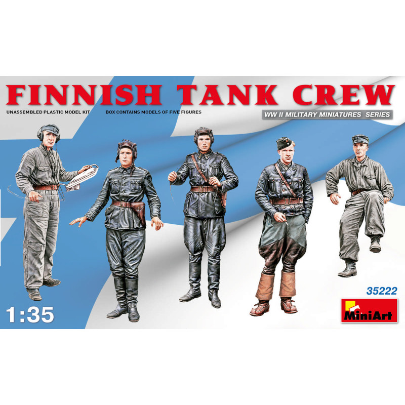 MINI ART 1/35 FINNISH TANK CREW WW II    (35222)