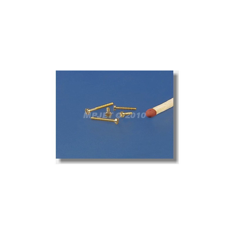 HM bolt M1x10 mm / brass ( 10 pieces ) MP JET / 70023 BR