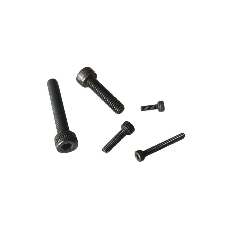 HM bolt M2x10 mm / IMBUS bolt black ( 10 pieces )