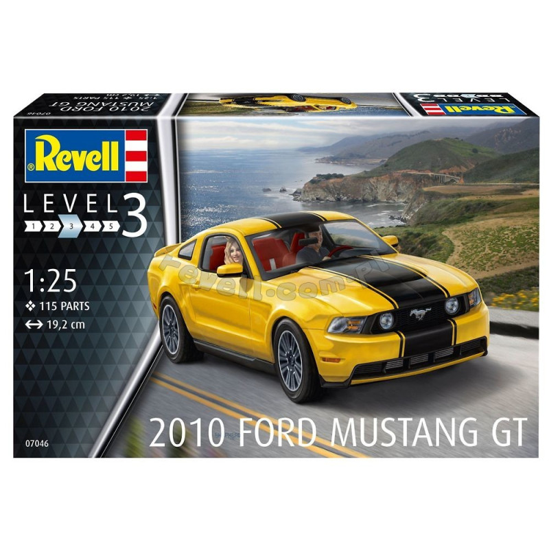 REVELL 1/25 2010 FORD MUSTANG GT (07046)