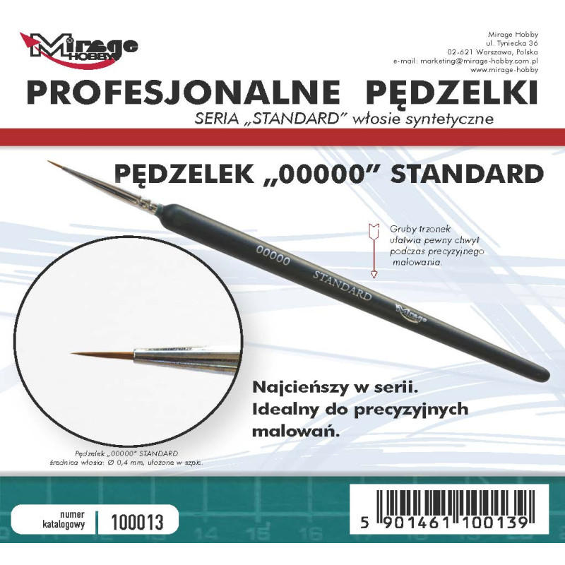 MIRAGE 100013 BRUSH STANDARD 00000