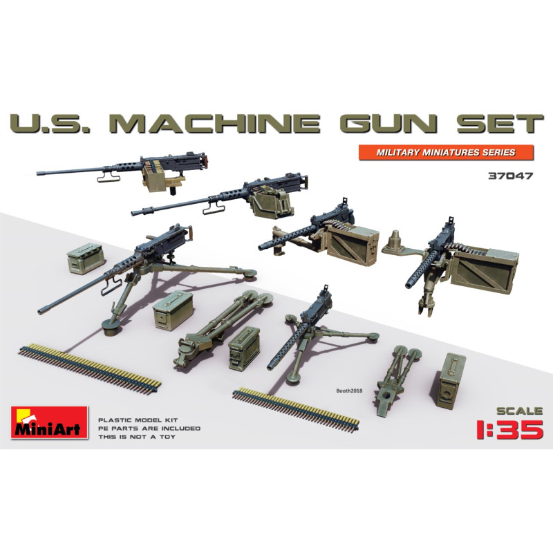 MINI ART 1/35 U.S. MACHINE GUN SET       (37047)