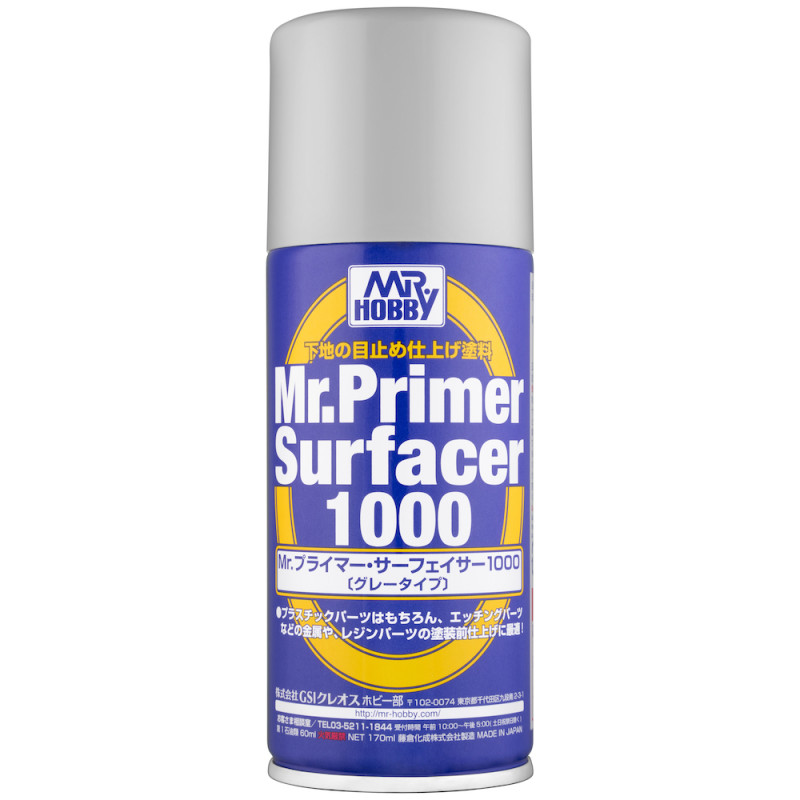 MR.HOBBY B-524 Mr.PRIMER SURFACER 1000 / gray primer 170 ml