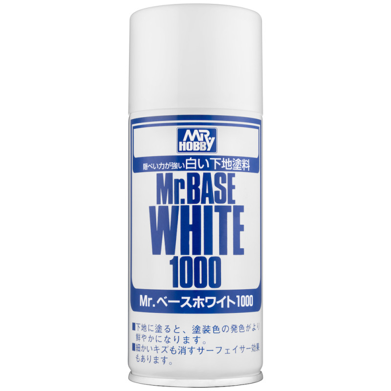 MR.HOBBY B-518 Mr.BASE WHITE 1000 / bílý základní nátěr 170 ml