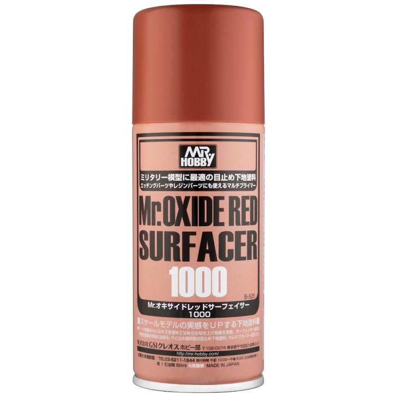 MR.HOBBY B-525 Mr.OXIDE RED SURFACER 1000 / rust primer 170 ml