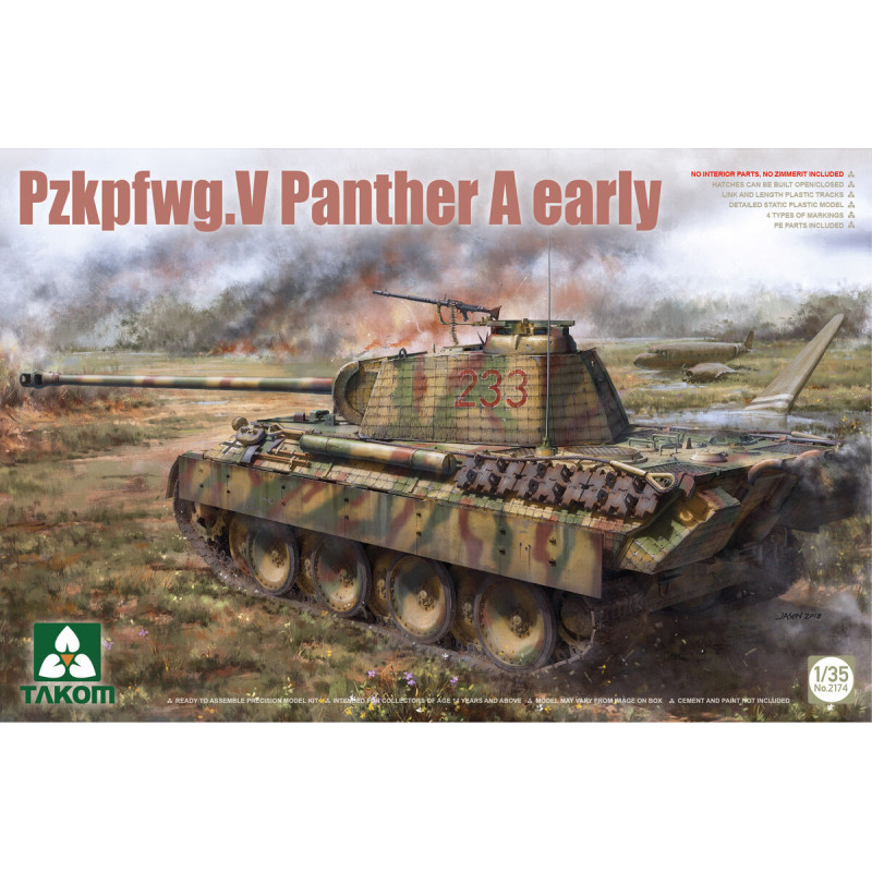 TAKOM 1/35 Pzkpfwg.V PANTHER A Early     (2174)