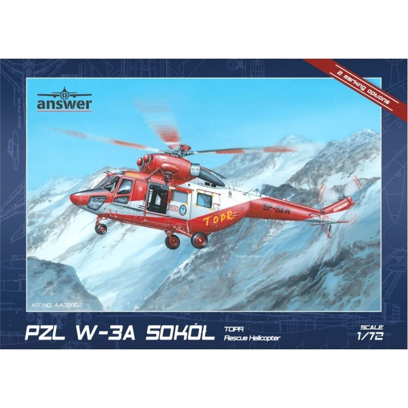 ANSWER 1/72 PZL W-3A FALCON TOPR RESCUE HELICOPTER (72002)