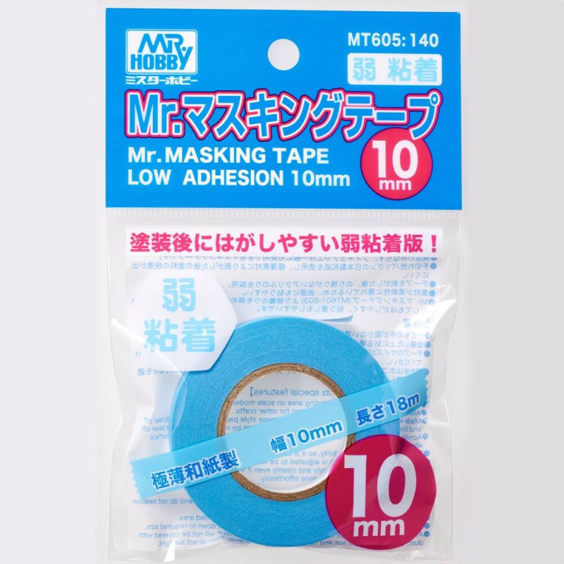 MR.HOBBY MT-605 Mr.MASKING TAPE LOW ADHESION 10 mm / masking tape