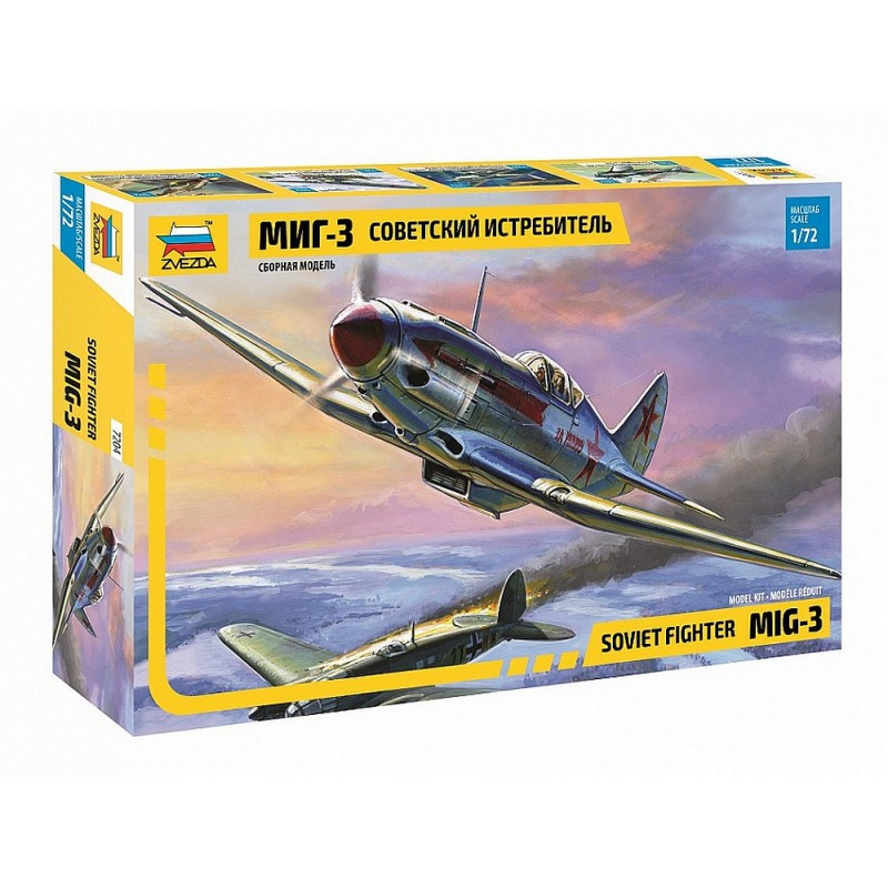 ZVEZDA 1/72 MIG-3 SOVIET FIGHTER (7204)