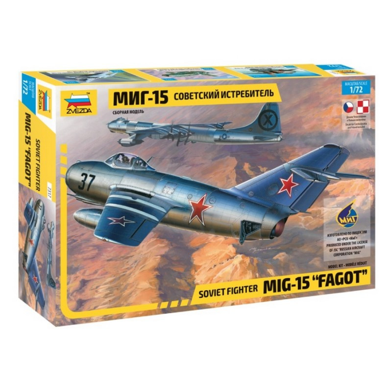 ZVEZDA 1/72 MIG-15 BASSOON (7317)