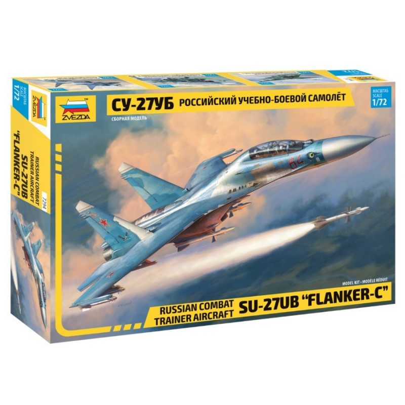 ZVEZDA 1/72 SAMOLOT SU-27UB "FLANKER"    (7294)