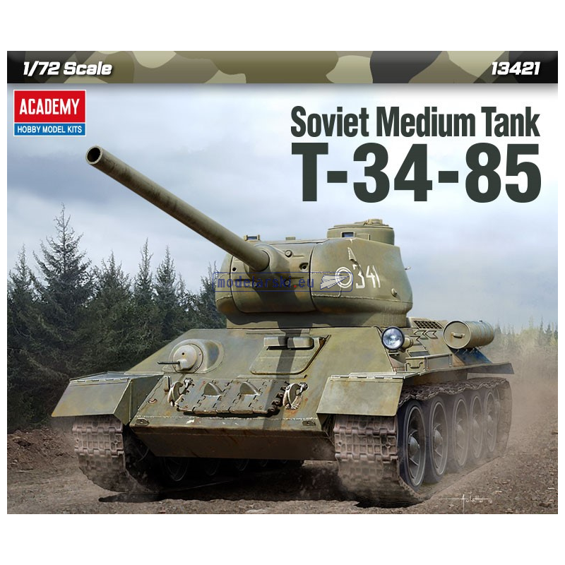 ACADEMY 1/72 T-34/85 (POLISH PAINTING) 13421