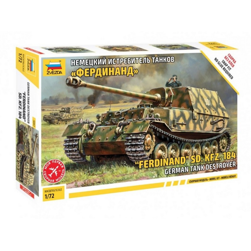 ZVEZDA 1/72 FERDINAND SDKFZ 184 (5041)