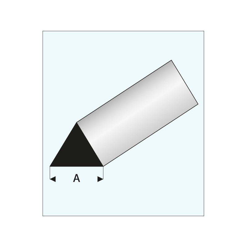 HM TROJÚHELNÍKOVÁ TYČ. PLAST 1 - 4*330 mm (MP80380) - sada 7 kusů