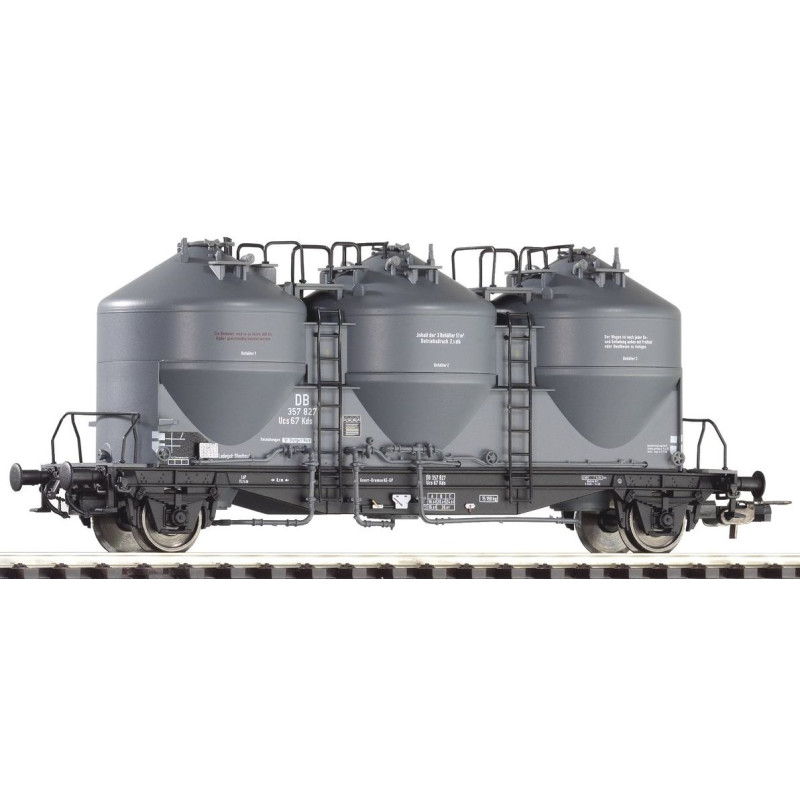 PIKO 54510 -3WAGON SILOS NA GRANULAT     Kds67 DB ep.III