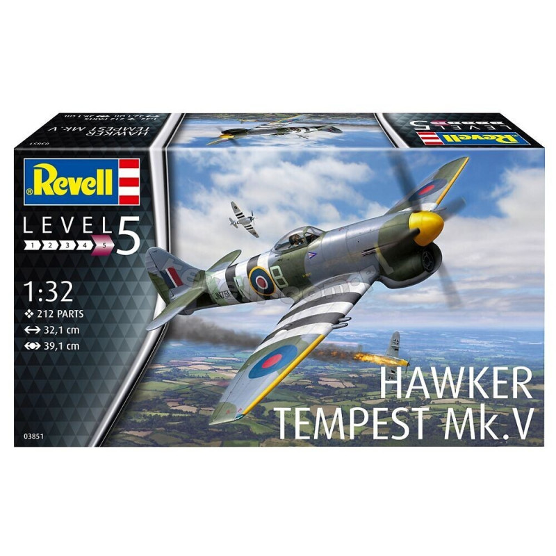 REVELL 1/32 HAWKER TEMPEST MK.V (03851)