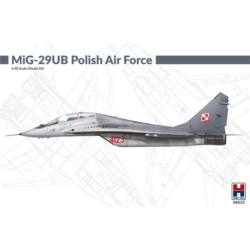 HOBBY 2000 1/48 MIG-29UB POLISH AIR      FORCE (48025)