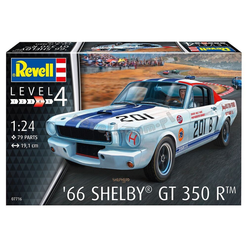 REVELL 1/24 SHELBY® GT 350 R™ "66        (07716)